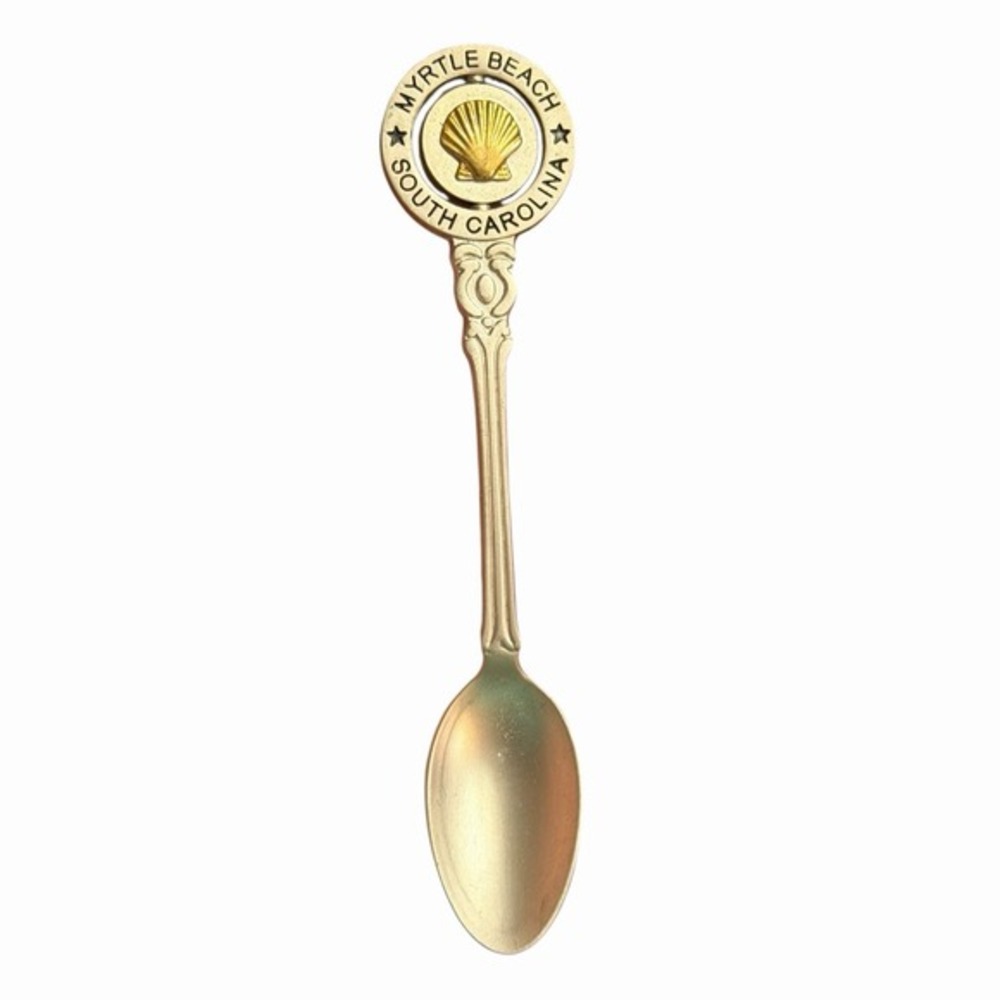 Myrtle Beach South Carolina‎ Souvenir Spoon with Spinning Shell Emblem